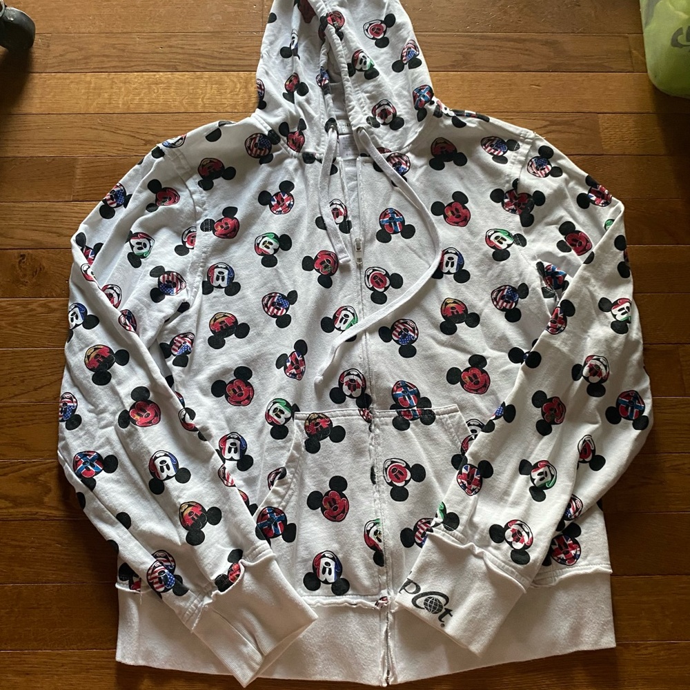 Walt Disney World Epcot zip up jacket